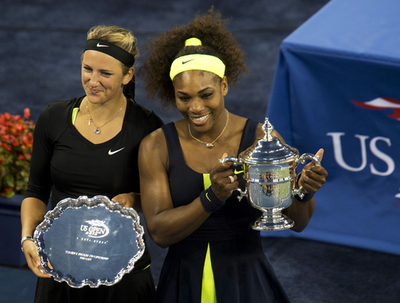セレーナ、アザレンカを破り4度目の全米オープン制覇