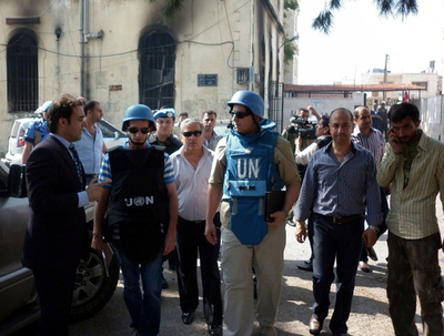 国連、シリアでの監視活動を中断 暴力激化で