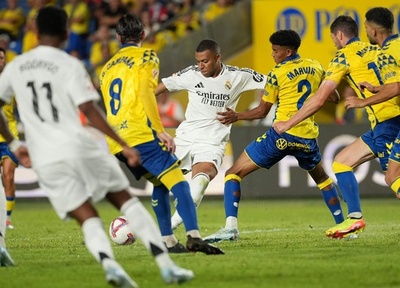 レアルがラスパルマスと引き分け、早くも今季2度目のドロー