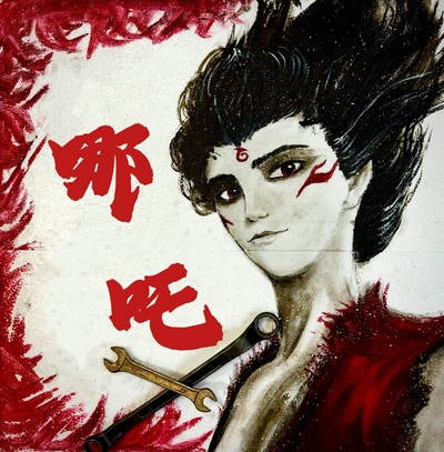 スパナで描く水墨画 中国重慶の整備士の「機械油アート」