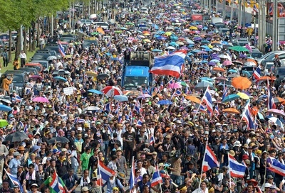 タイ反政府デモ、首都の外に拡大