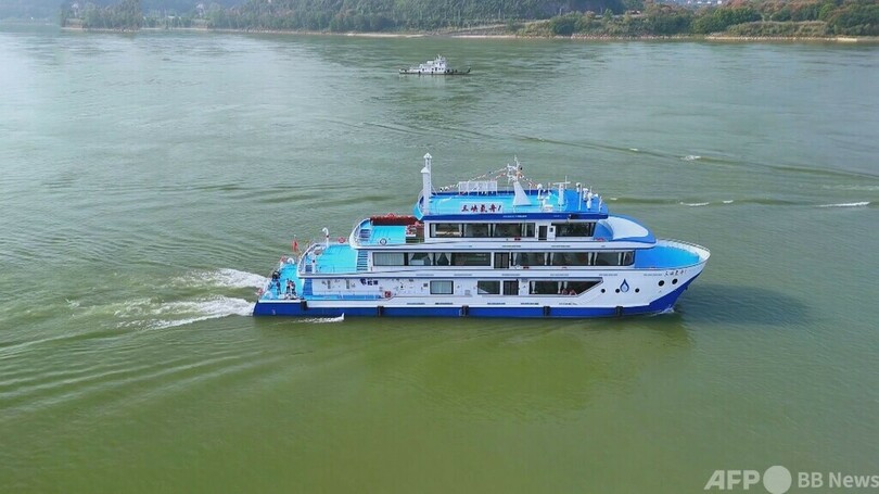 中国初の水素燃料電池動力船 初航行に成功