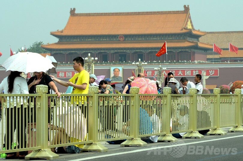 天安門事件から25年、北京中心部は厳戒態勢