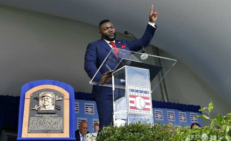 元レッドソックスのオーティス氏 野球殿堂入り式典出席