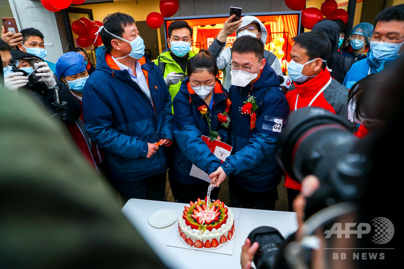 愛は勝つ 武漢の病院の 戦場ウエディング 中国 写真6枚 国際ニュース Afpbb News