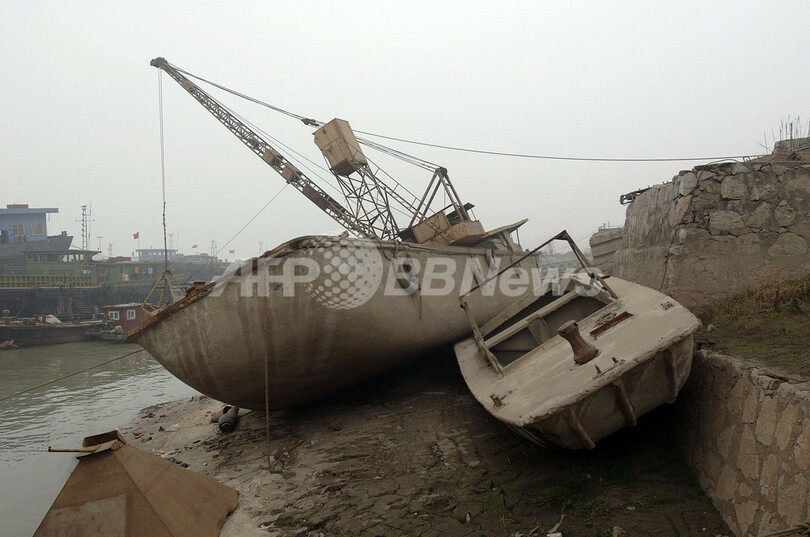 長江、干ばつの影響で水位が過去140年で最低レベルに