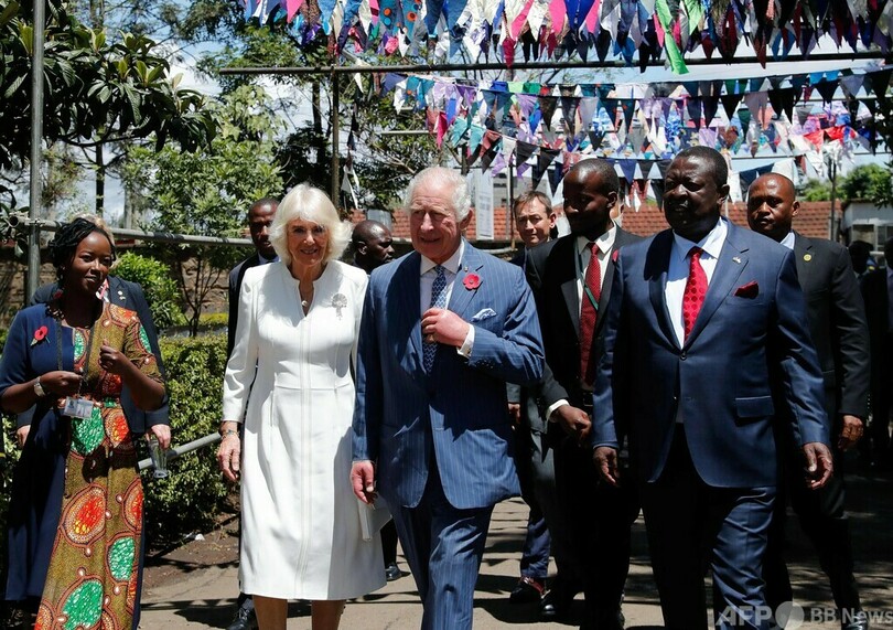 チャールズ英国王、植民地時代の弾圧に「深い遺憾」表明 ケニア訪問で
