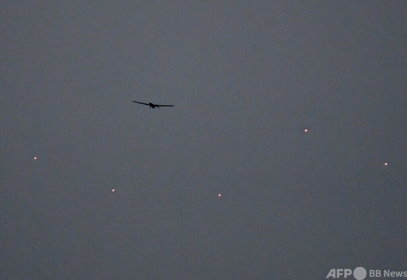 キーウで爆発音 「敵の無人機撃墜」