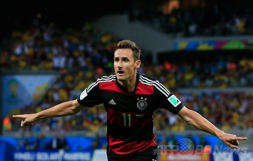 クローゼ、ブラジル戦でW杯最多得点記録を更新