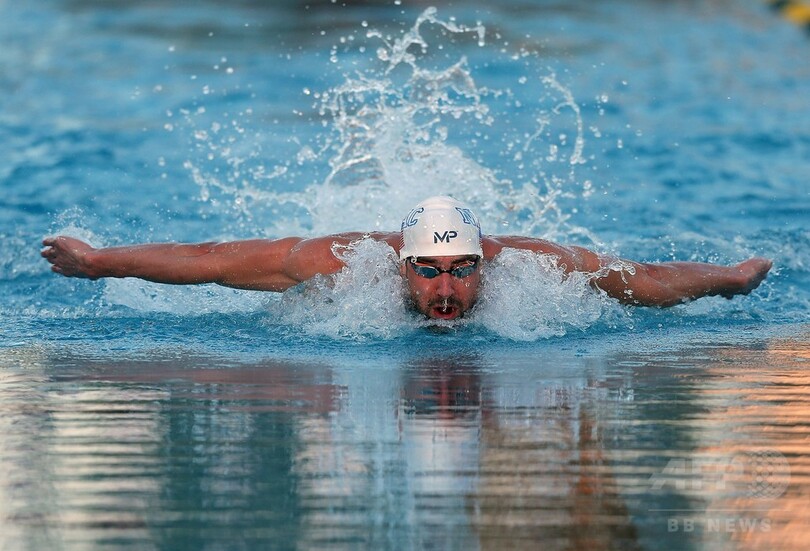 フェルプスが復帰戦で100mバタフライ制す 写真10枚 国際ニュース Afpbb News