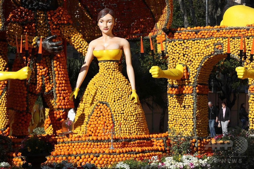 南仏 レモン祭り 人気映画のキャラクターが登場 写真18枚 国際ニュース Afpbb News