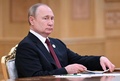 ロシアのウラジーミル・プーチン大統領。トルクメニスタンの首都アシガバートで（2022年6月29日撮影）。(c)Grigory SYSOYEV / SPUTNIK / AFP