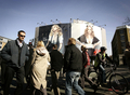 写真は16日、英国・ロンドン市内の街中に貼られた「M by Madonna」の広告。(c)AFP/SHAUN CURRY