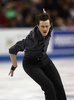 フィギュアスケート全米選手権（2013 Prudential U.S. Figure Skating Championships）は25日、米ネブラスカ（Nebraska）州オマハ（Omaha）にあるセンチュリーリンク・センター（CenturyLink Center）で行われ、男子シングル・ショートプログラム（SP）では、前回王者のジェレミー・アボット（Jeremy Abbott）が84.10点で首位に立った。

演技に臨むジェレミー・アボット（2013年1月25日撮影）。(c)AFP/Getty Images/Jonathan Daniel
