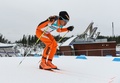 ノルディックスキー世界選手権、クロスカントリー男子10キロクラシカル予選。レースに臨むベネズエラのエイドリアン・ソラーノ（2017年2月22日撮影）。(c)AFP/Jonathan NACKSTRAND
