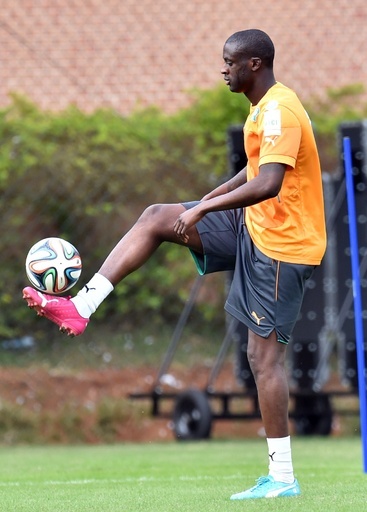 負傷のヤヤ・トゥーレ、日本戦先発に暗雲