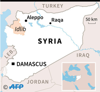 シリアのイドリブ県、ISから解放 戦闘員ら投降