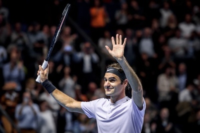 フェデラー8強、難敵相手に快勝も「正直驚いている」 スイス室内