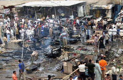 カルバラの商業地区で車両爆弾テロ、40人以上死亡 - イラク