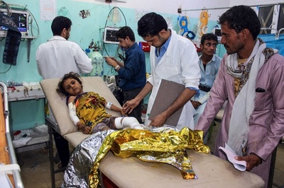 イエメン内戦、3年で子ども2200人死亡 ユニセフが「大虐殺」を非難