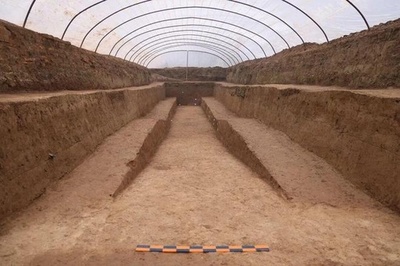 中国陝西省阿房宮遺跡で新たな考古学的発見