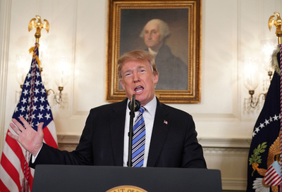 トランプ氏、銃規制に言及せず 高校乱射事件受け演説