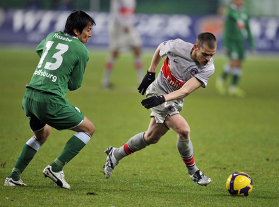 ボルフスブルク 長谷部が得点を挙げるも決勝トーナメント1回戦で敗退