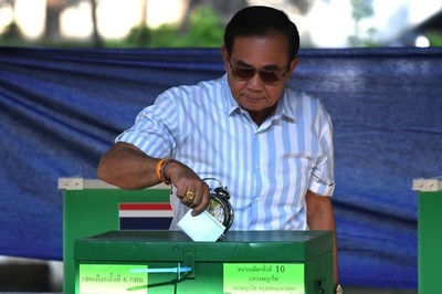 タイ総選挙、投票締め切られる 投票率は推定80％