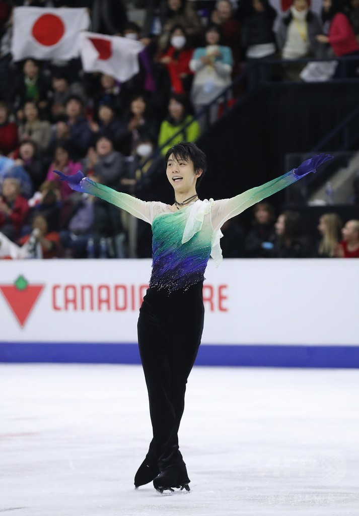 羽生が巻き返し2位 宮原は3位に食い込む スケート カナダ 写真15枚 国際ニュース Afpbb News