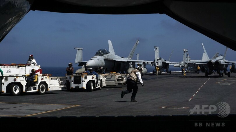 「米国の存在が重要」、南シナ海に展開の米空母打撃群司令官が強調