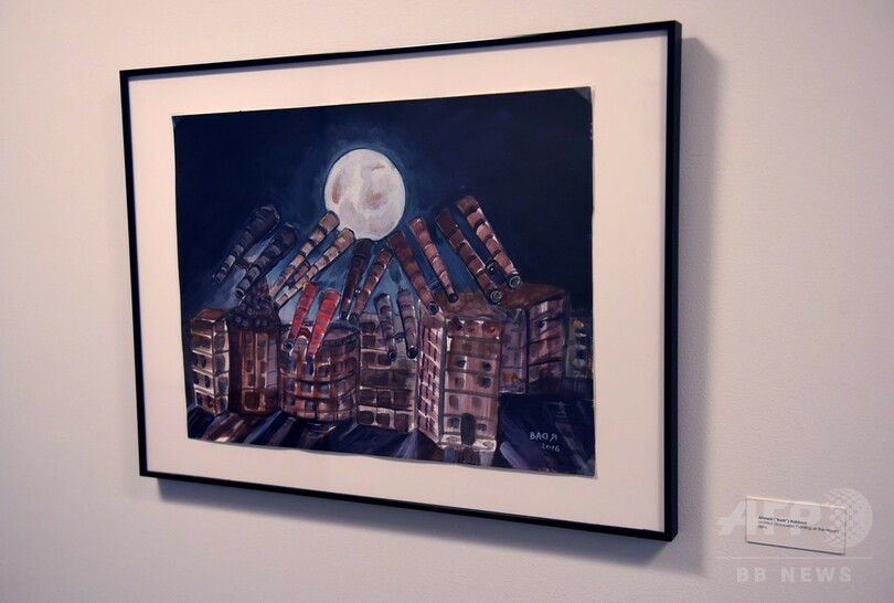 「イスラム過激派」たちのもう一つの顔、グアンタナモ収容所アート展