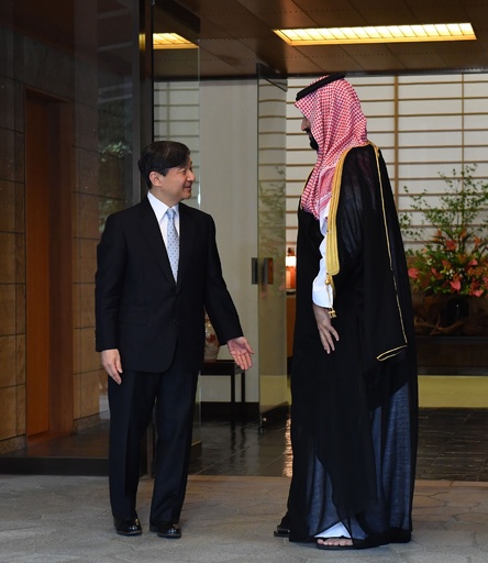 サウジのサルマン皇太子 天皇陛下と会見 写真5枚 国際ニュース Afpbb News