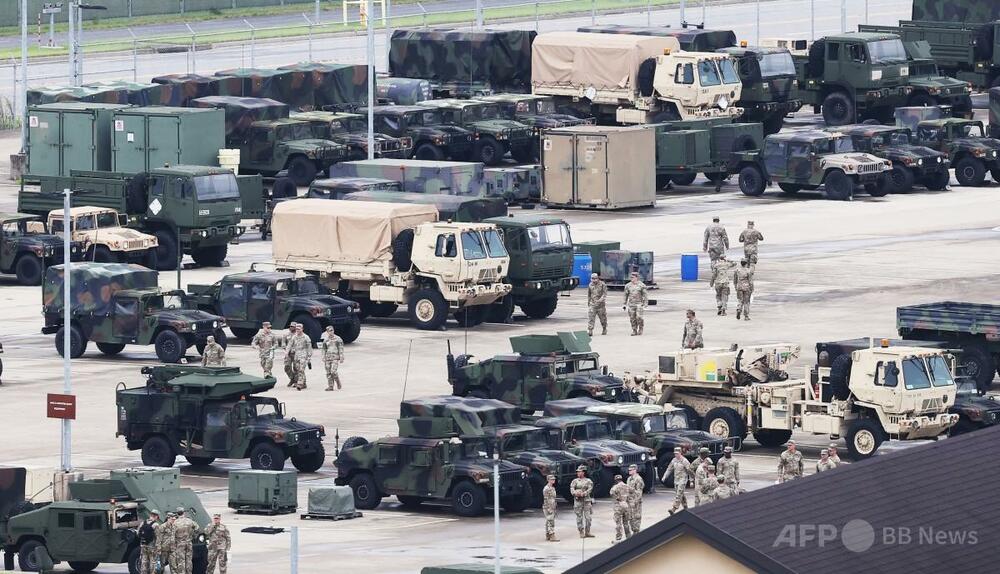 韓国、米国と共同軍事演習で「緊密に連携」 トランプ氏の縮小発言も