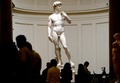 イタリア・フィレンツェ（Florence）のアカデミア美術館（Accademia Gallery）に展示されているミケランジェロ（Michelangelo）の「ダビデ像」（2004年5月24日撮影、資料写真）。(c)AFP/Vincenzo PINTO