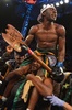 ボクシング、WBA世界フェザー級王座統一戦12回戦。王座を獲得し歓喜するニコラス・ウォータース（Nicholas Walters、上、2014年10月18日撮影）。(c)AFP/Getty Images/Jonathan Moore