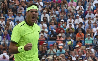 デルポトロ、五輪の勢いそのままにフェレール下す 4年ぶり全米4回戦