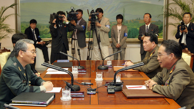 李政権誕生後初の南北軍事協議は進展なし