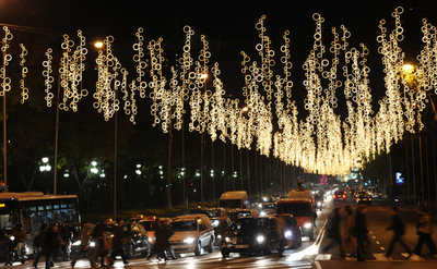 もうすぐクリスマス、マドリードのイルミネーション