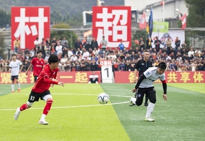 素人サッカー「村超」決勝リーグが開幕 20チームが優勝狙う