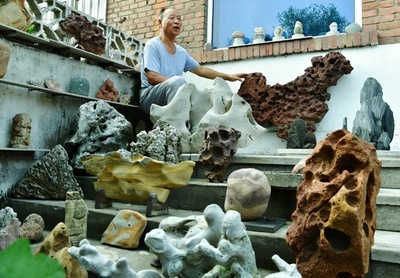 石に魅了された76歳、西遊記から十二支まで石でイメージ 河北
