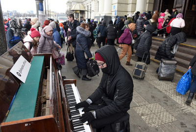 【今日の1枚】どんな時も音楽がそばに ウクライナ