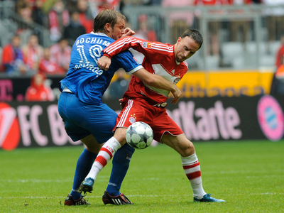 バイエルン ホームでボーフムと分ける