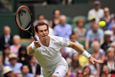マレーが快勝で2回戦進出、ウィンブルドン選手権