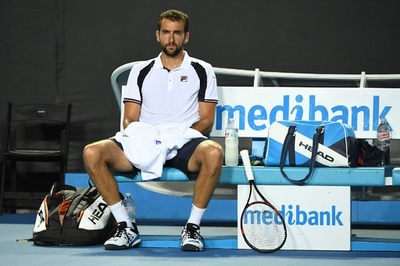 チリッチが敗れる波乱、好調エヴァンスに屈する 全豪オープン