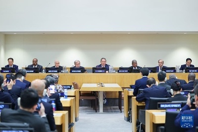 中国の李強総理 グローバル発展イニシアチブ・ハイレベル会合に出席