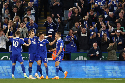 レスター、降格から1年でプレミアリーグ復帰