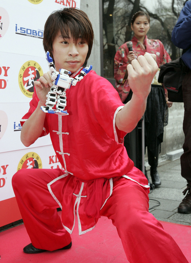 世界最小ロボットと中国武術チャンピオン、華麗な舞を競演