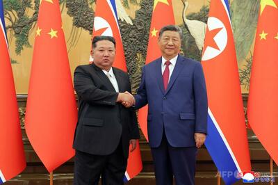 金正恩氏、中朝関係「着実に発展させる」 習氏との会談で