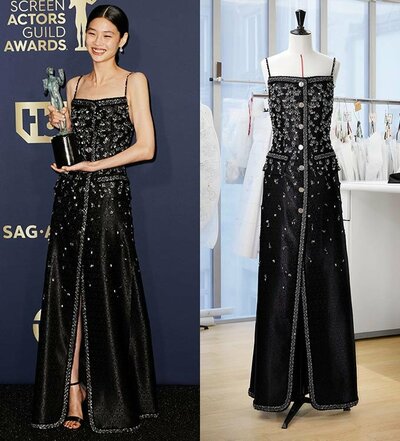 320時間かけて作ったチョン・ホヨンSAGドレス「デンギ」は特注 – KOREA WAVE