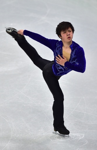 五輪銅のテンがSP首位発進、宇野が2位につける フィギュア四大陸選手権